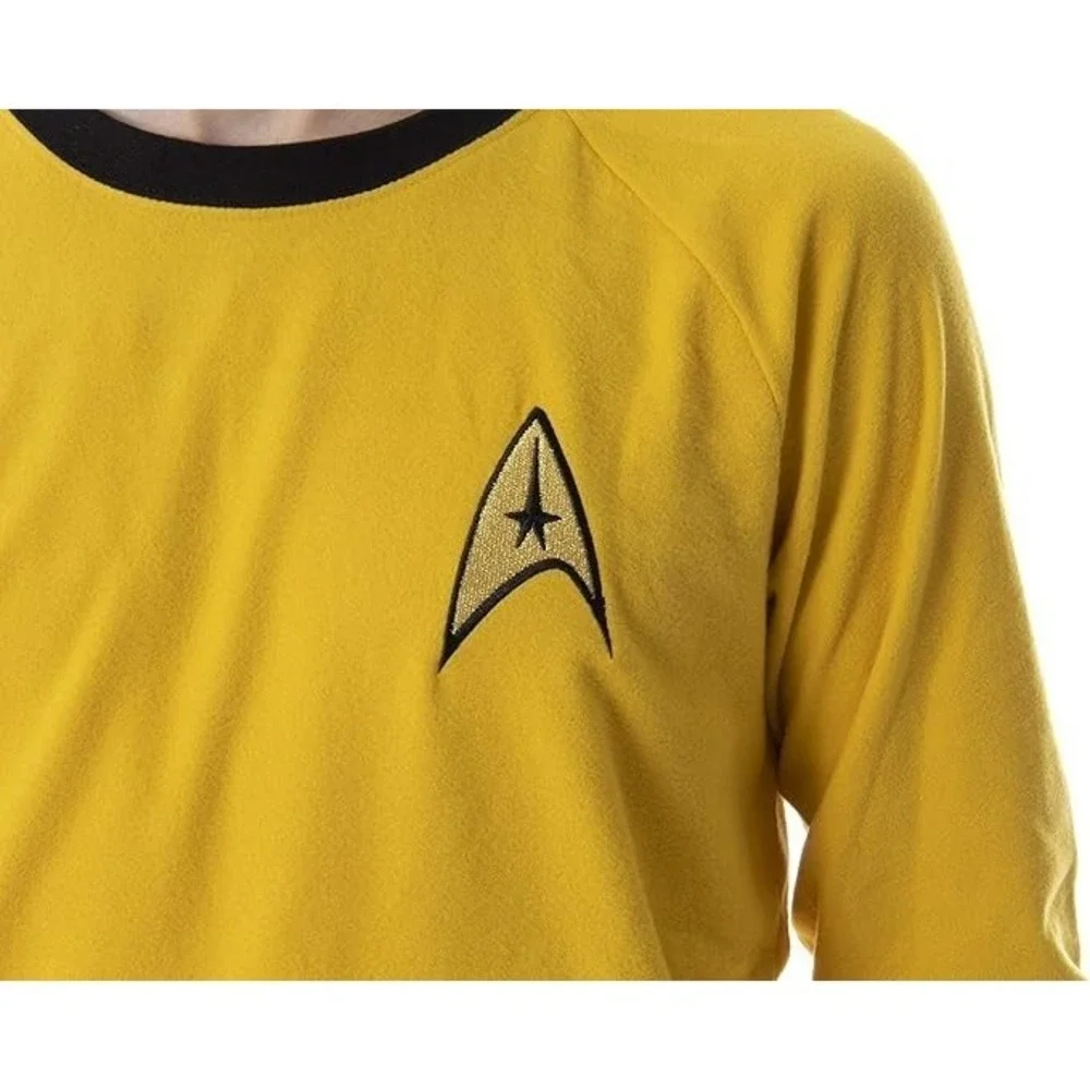INTIMO Star Trek Original Series Men's Costume Sleepwear PJ Set Captain Kirk (S)